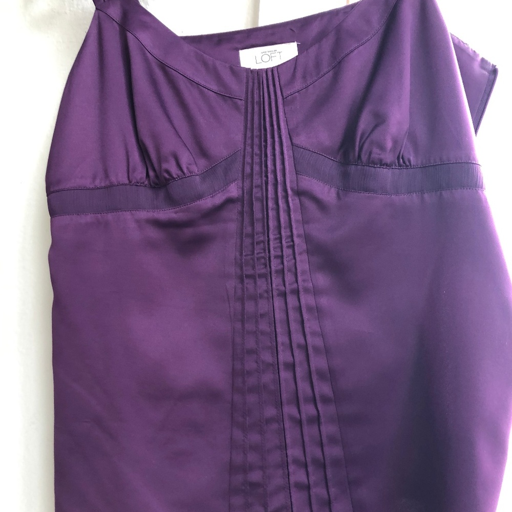 Purple Silk Shirt